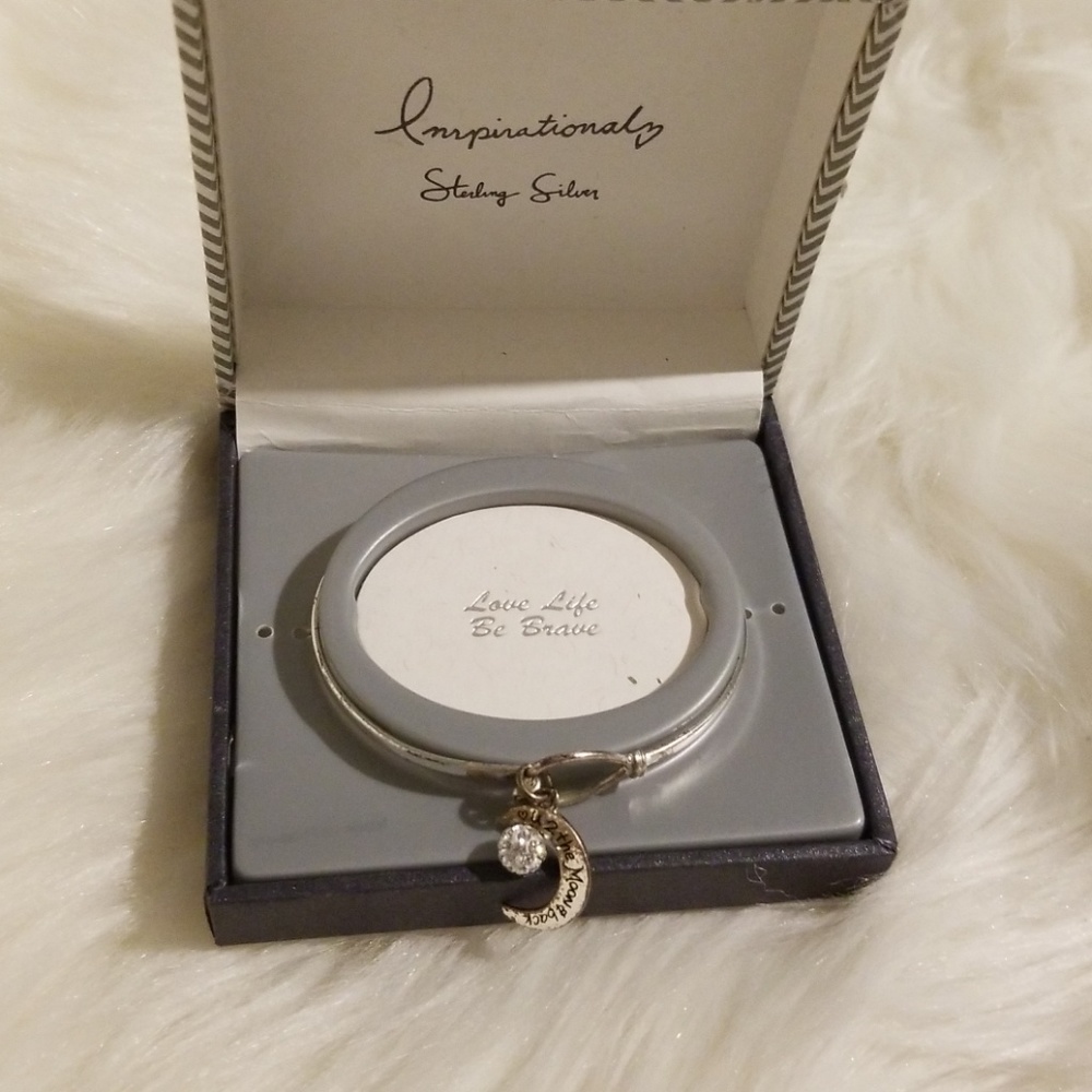 Inspirational Sterling Silver Bracelet